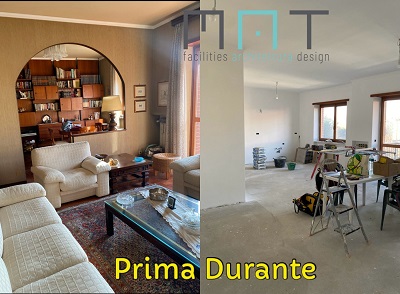 PRIMA E DURANTE _RISTRUTTURAZIONE COLLEGNO(TO)_STUDIO MAT_RIVOLI